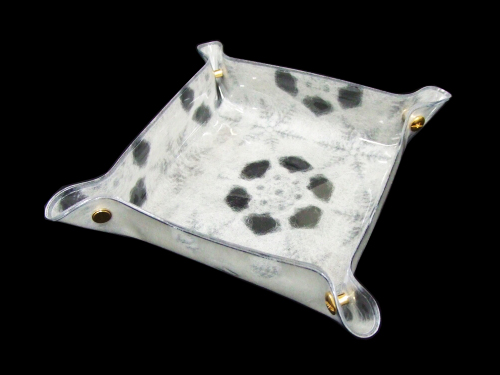 和紙をサンドしたトレイ