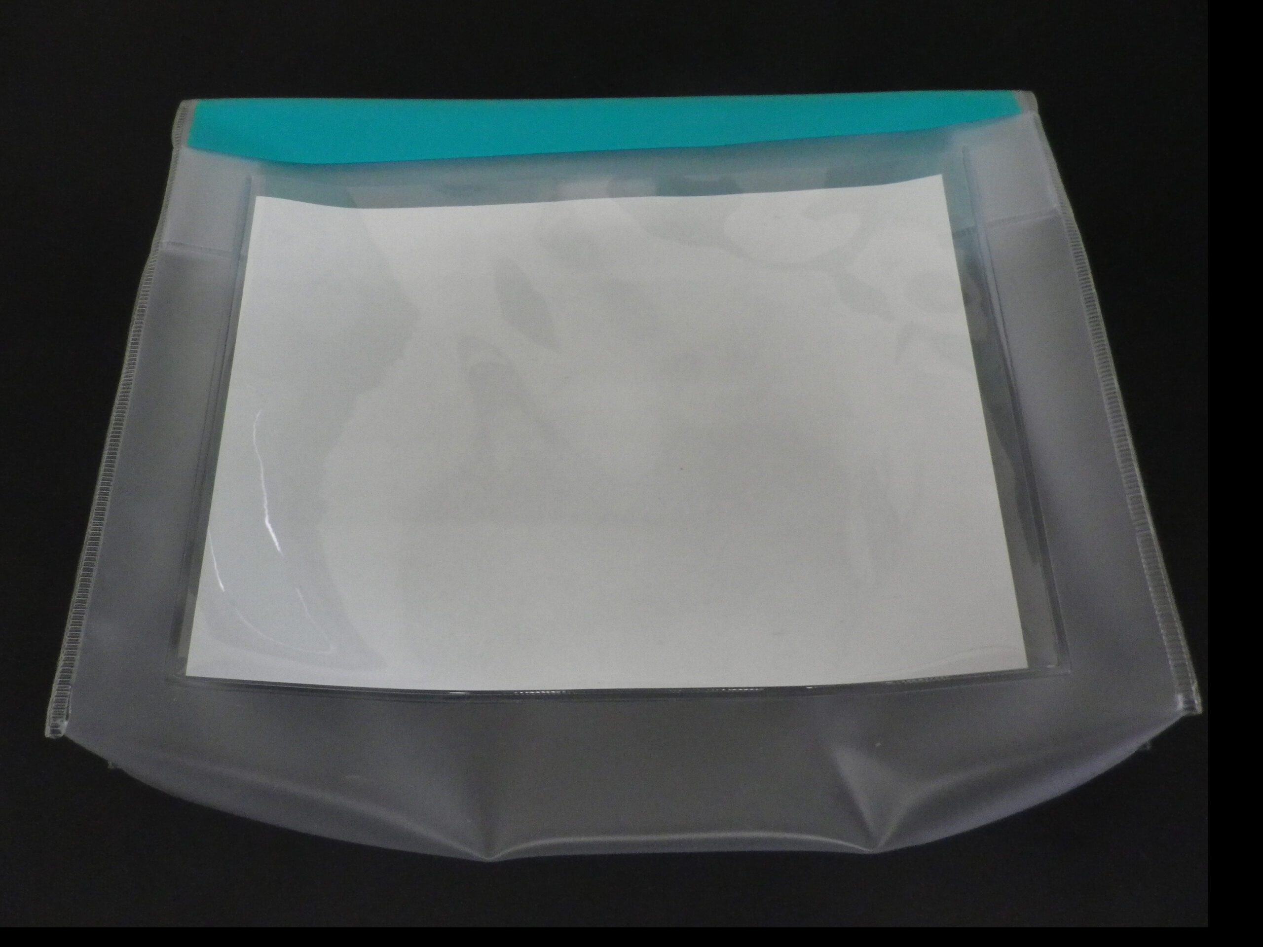 金融機関の袋裏面A5ポケット